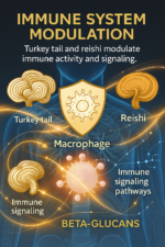 MycoGold™ – Lion’s Mane, Turkey Tail, Chaga + Niacin ( 600 mg ) - Image 3