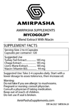 MycoGold™ – Lion’s Mane, Turkey Tail, Chaga + Niacin ( 600 mg ) - Image 22
