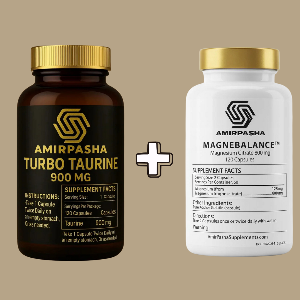 Turbo Taurine™ (120) + MagneBalance™ (120) Performance & Recovery Stack - Image 1