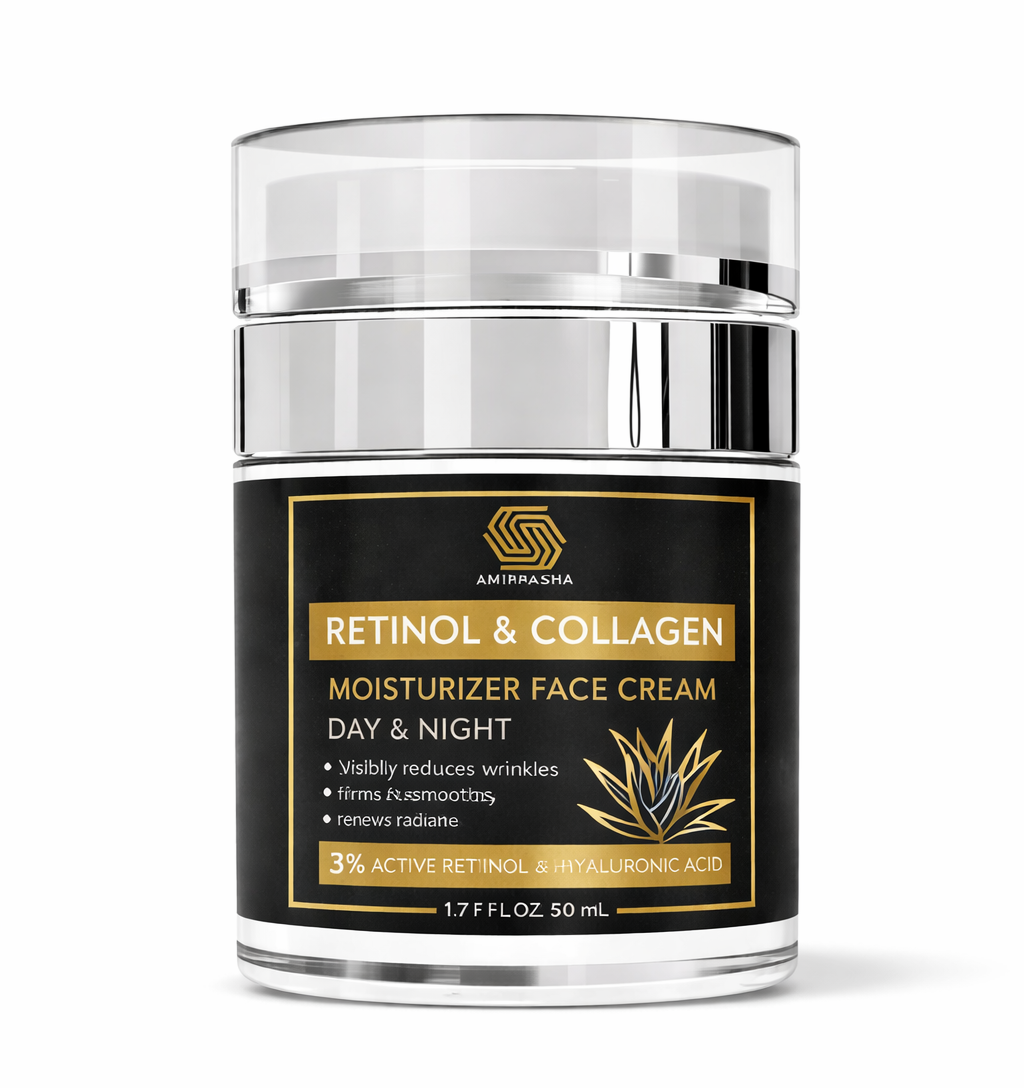 AmirPasha Retional and Collagen cream (1) Retinol & Collagen Moisturizer Face Cream - Image 1